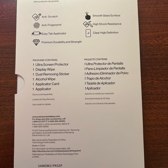 Verizon Ultra Screen Protector for Samsung Galaxy S8+ - Picture 3 of 5